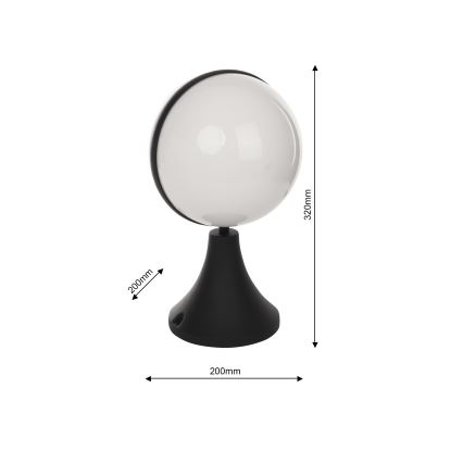 Lauko lempa CIRCULO 1xE27/40W/230V IP44