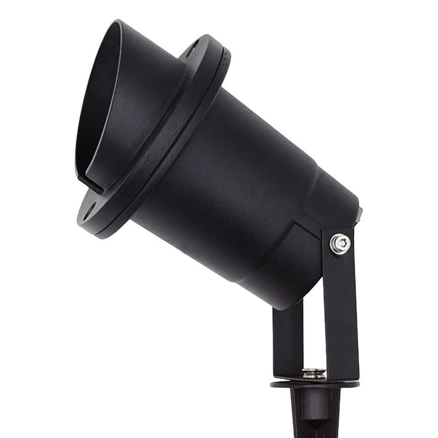 Lauko lempa VILO 1xGU10/60W/230V IP65 juoda