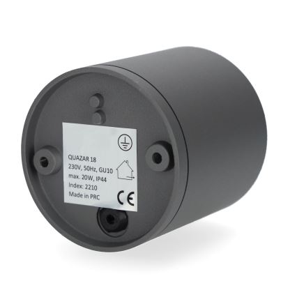 Lauko lubinis šviestuvas QUAZAR 1xGU10/20W/230V IP44