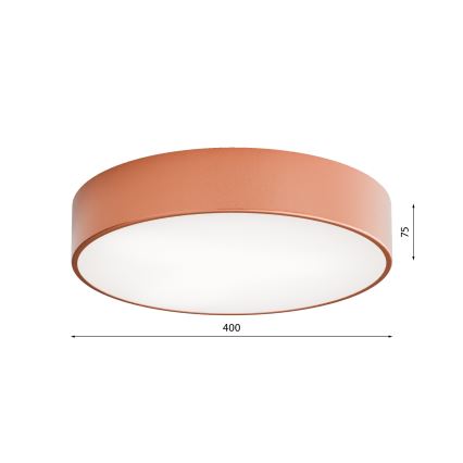 Lauko lubinis šviestuvas su jutikliu CLEO 3xE27/24W/230V d. 40 cm varis IP54
