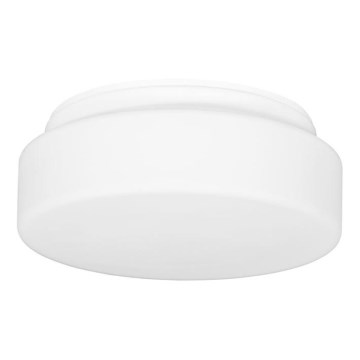 Lauko lubinis šviestuvas su jutikliu HECTOR 1xE27/60W/230V diametras 25 cm IP44 opalas balta