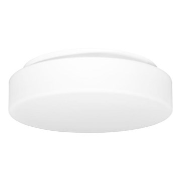 Lauko lubinis šviestuvas su jutikliu HECTOR 1xE27/60W/230V diametras 30 cm IP44 opalas balta