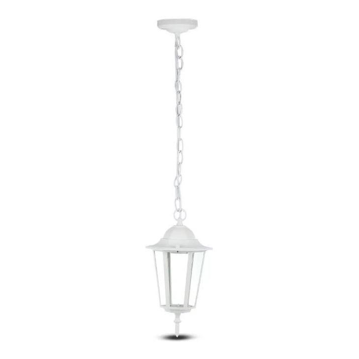 Lauko pakabinamas sietynas ant grandinės 1xE27/40W/230V IP44 baltas