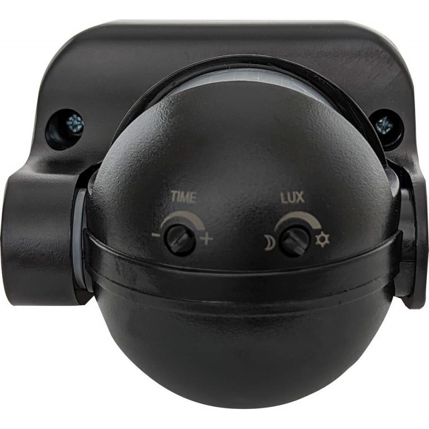 Lauko PIR judesio daviklis 1200W/230V IP44 juodas