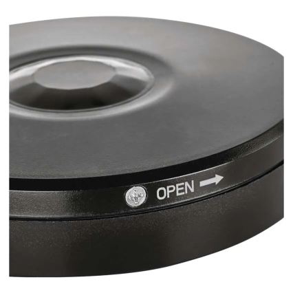 Lauko PIR judesio ir sutemos jutiklis 2000W/230V IP65 juodas