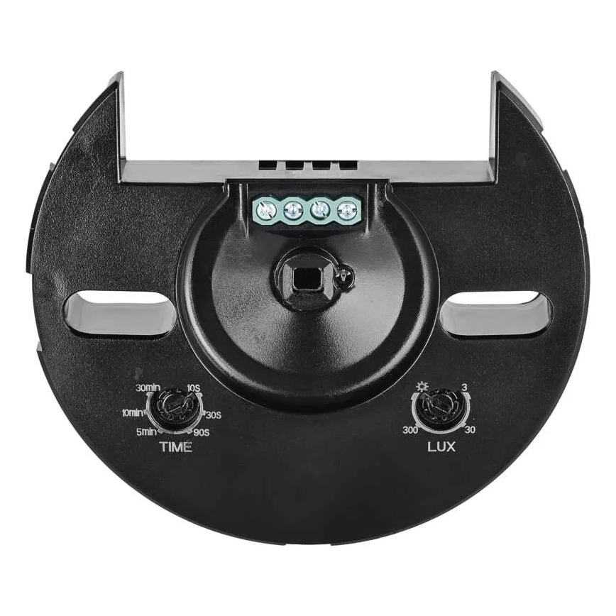 Lauko PIR judesio ir sutemos jutiklis 2000W/230V IP65 juodas