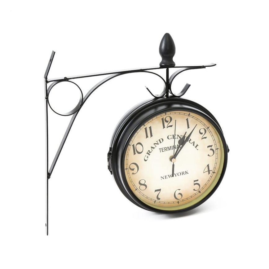 Lauko sieninis laikrodis 2xAA IP44