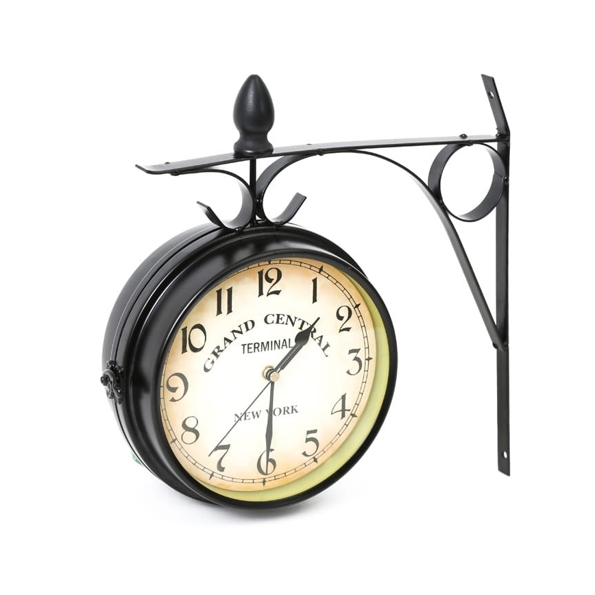 Lauko sieninis laikrodis 2xAA IP44