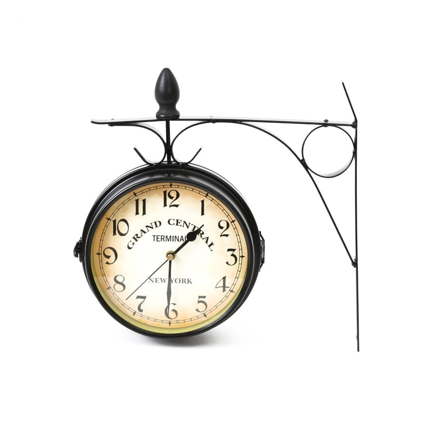 Lauko sieninis laikrodis 2xAA IP44