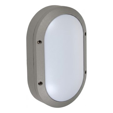 Lauko sieninis LED šviestuvas BERAD, 8 W, 230 V, IP54, pilkas