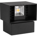 Lauko sieninis LED šviestuvas LED/6W/230V IP54 juodas