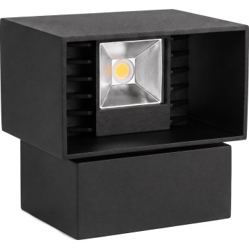 Lauko sieninis LED šviestuvas LED/6W/230V IP54 juodas