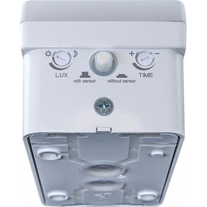 LED dimeriuojamas lauko sieninis šviestuvas su judesio ir sutemos jutikliu LED/12/15/20W/230V IP65 baltas