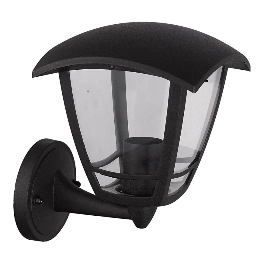 Lauko sieninis šviestuvas 1xE27/42W/230V IP44 juoda