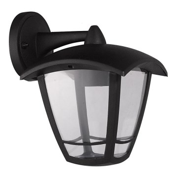 Lauko sieninis šviestuvas 1xE27/42W/230V IP44 juoda