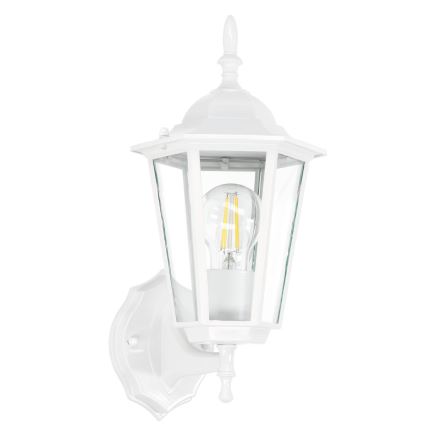 Lauko sieninis šviestuvas 1xE27/60W/230V IP44 balta