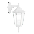Lauko sieninis šviestuvas 1xE27/60W/230V IP44 balta