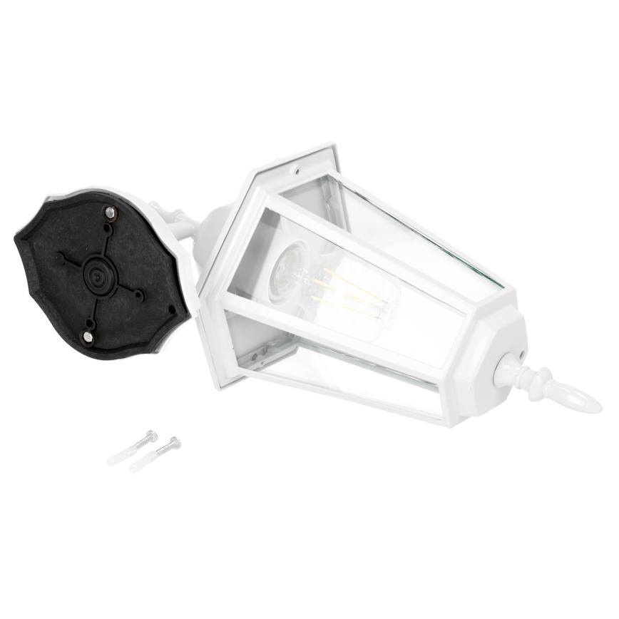 Lauko sieninis šviestuvas 1xE27/60W/230V IP44 balta