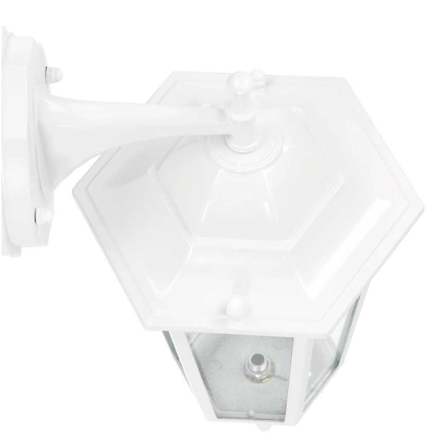 Lauko sieninis šviestuvas 1xE27/60W/230V IP44 balta