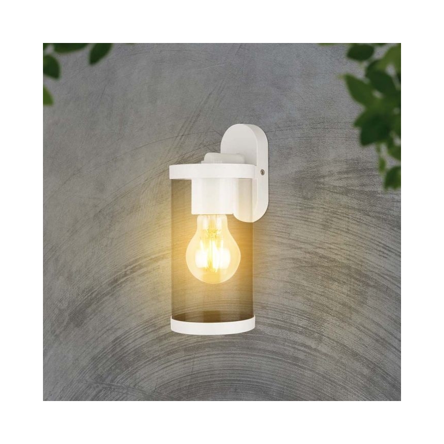 Lauko sieninis šviestuvas 1xE27/60W/230V IP44 balta