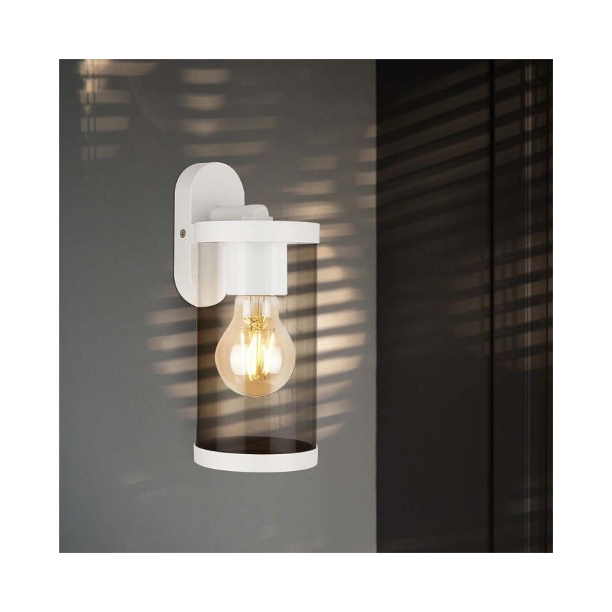 Lauko sieninis šviestuvas 1xE27/60W/230V IP44 balta