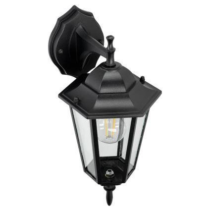 Lauko sieninis šviestuvas 1xE27/60W/230V IP44 juodas