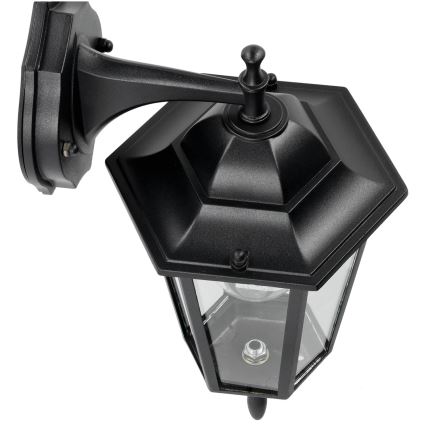 Lauko sieninis šviestuvas 1xE27/60W/230V IP44 juodas