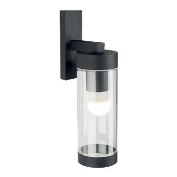 Lauko sieninis šviestuvas 1xE27/60W/230V IP44 juodas