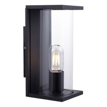 Lauko sieninis šviestuvas 1xE27/60W/230V IP44 juodas