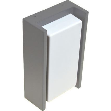 Lauko sieninis šviestuvas ARAGO 1xE27/60W/230V IP54 pilka