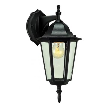 Lauko sieninis šviestuvas ARRAIA 1xE27/15W/230V IP44 juoda