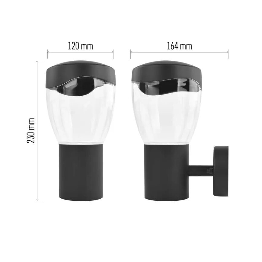 Lauko sieninis šviestuvas ARTEO 1xE27/15W/230V IP44