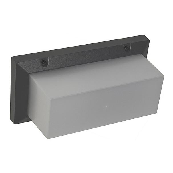 Lauko sieninis šviestuvas BRETT 1xE27/35W/230V IP44 antracitas