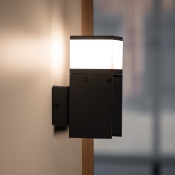 Lauko sieninis šviestuvas DASTEN 1xG9/11W/230V IP44 juoda