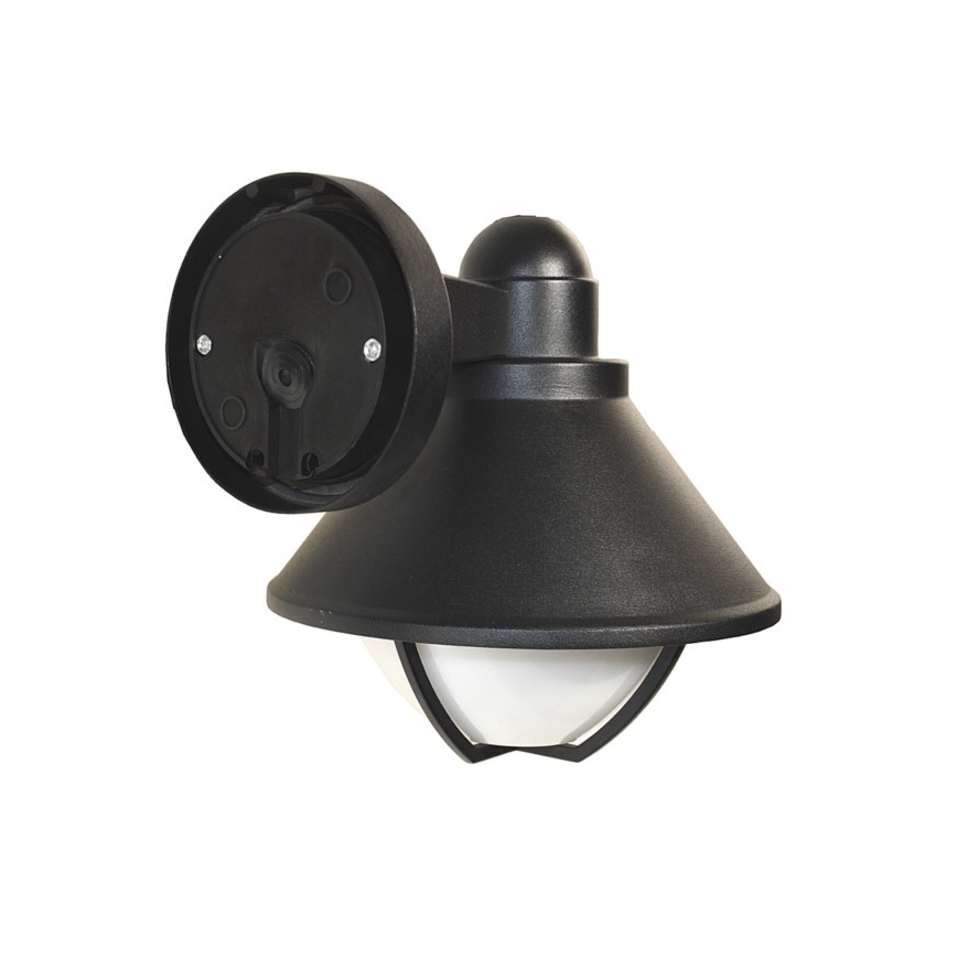 Lauko sieninis šviestuvas EDINA 1xE27/60W/230V IP44 juoda