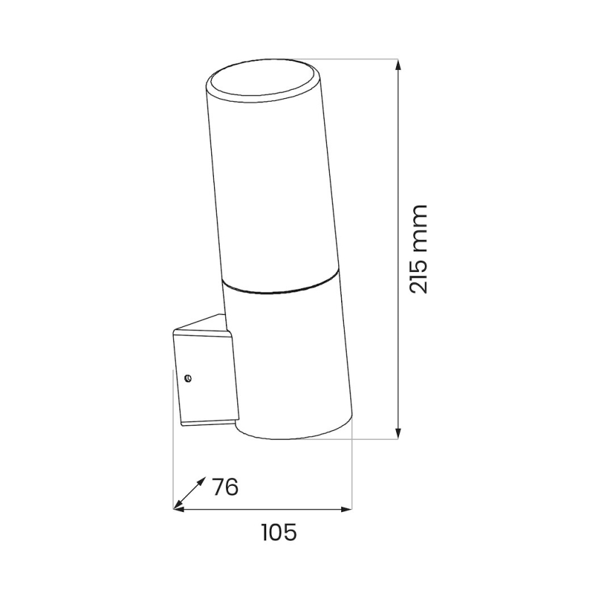 Lauko sieninis šviestuvas HARLEM 1xE27/60W/230V IP44 juoda