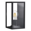 Lauko sieninis šviestuvas MALMO 1xE27/15W/230V juoda