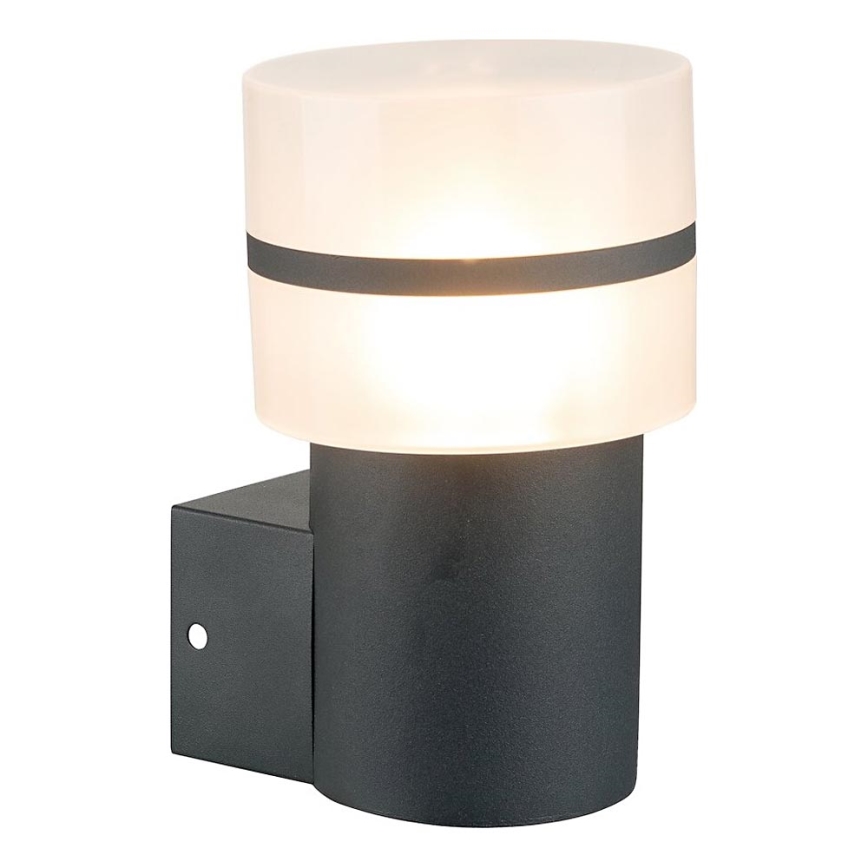 Lauko sieninis šviestuvas MIA 1xE27/60W/230V IP44 juoda