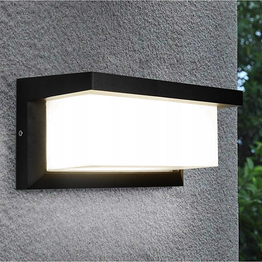 Lauko sieninis šviestuvas NEELY 1xE27/60W/230V IP54 juodas