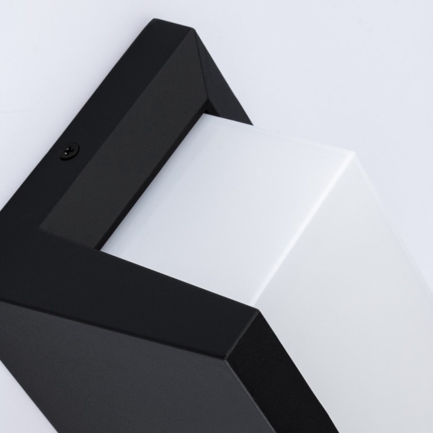 Lauko sieninis šviestuvas NEELY LED/12W/230V IP54 juodas