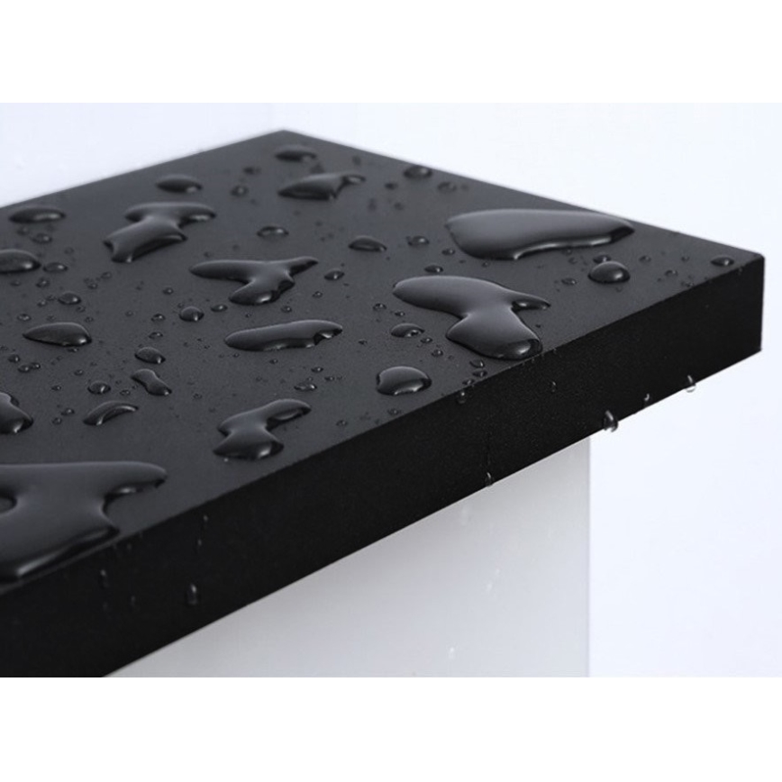 Lauko sieninis šviestuvas NEELY LED/12W/230V IP54 juodas