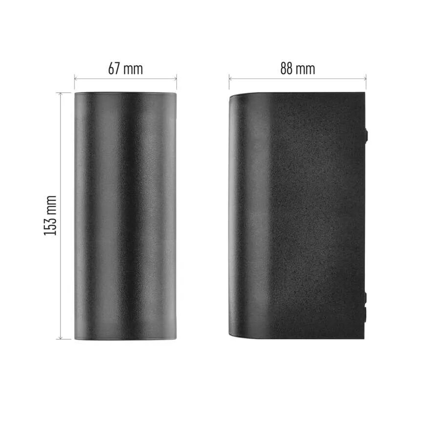 Lauko sieninis šviestuvas OCULUS 2xGU10/7W/230V IP44