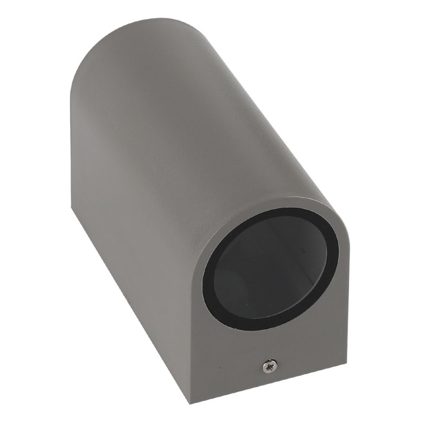 Lauko sieninis šviestuvas PARETE 2xGU10/6W/230V IP54 pilkas