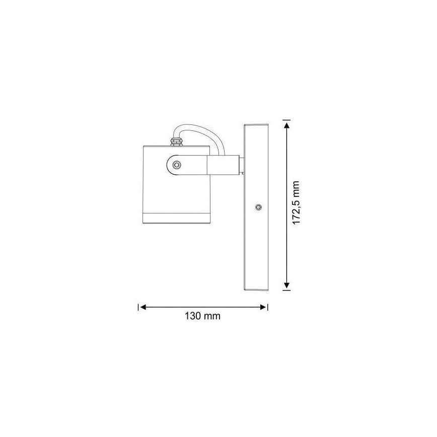 Lauko sieninis šviestuvas PINO 1xGU10/10W/230V IP44