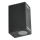 Lauko sieninis šviestuvas QUERK 2xGU10/35W/230V IP54 15 cm juoda