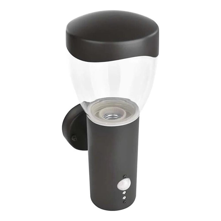 Lauko sieninis šviestuvas su jutikliu ARTEO 1xE27/15W/230V IP44