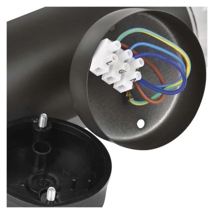 Lauko sieninis šviestuvas su jutikliu ARTEO 1xE27/15W/230V IP44