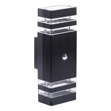 Lauko sieninis šviestuvas su jutikliu BREZZA 2xGU10/35W/230V IP65