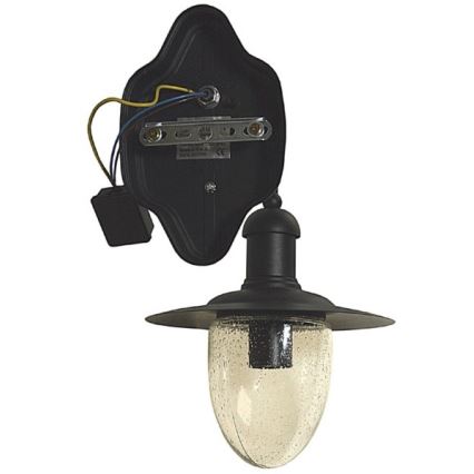 Lauko sieninis šviestuvas TANGIA 1xE27/60W/230V IP44 juoda