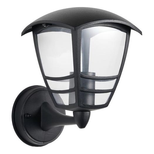Lauko sieninis šviestuvas TEVIO 1xE27/60W/230V IP54 juoda